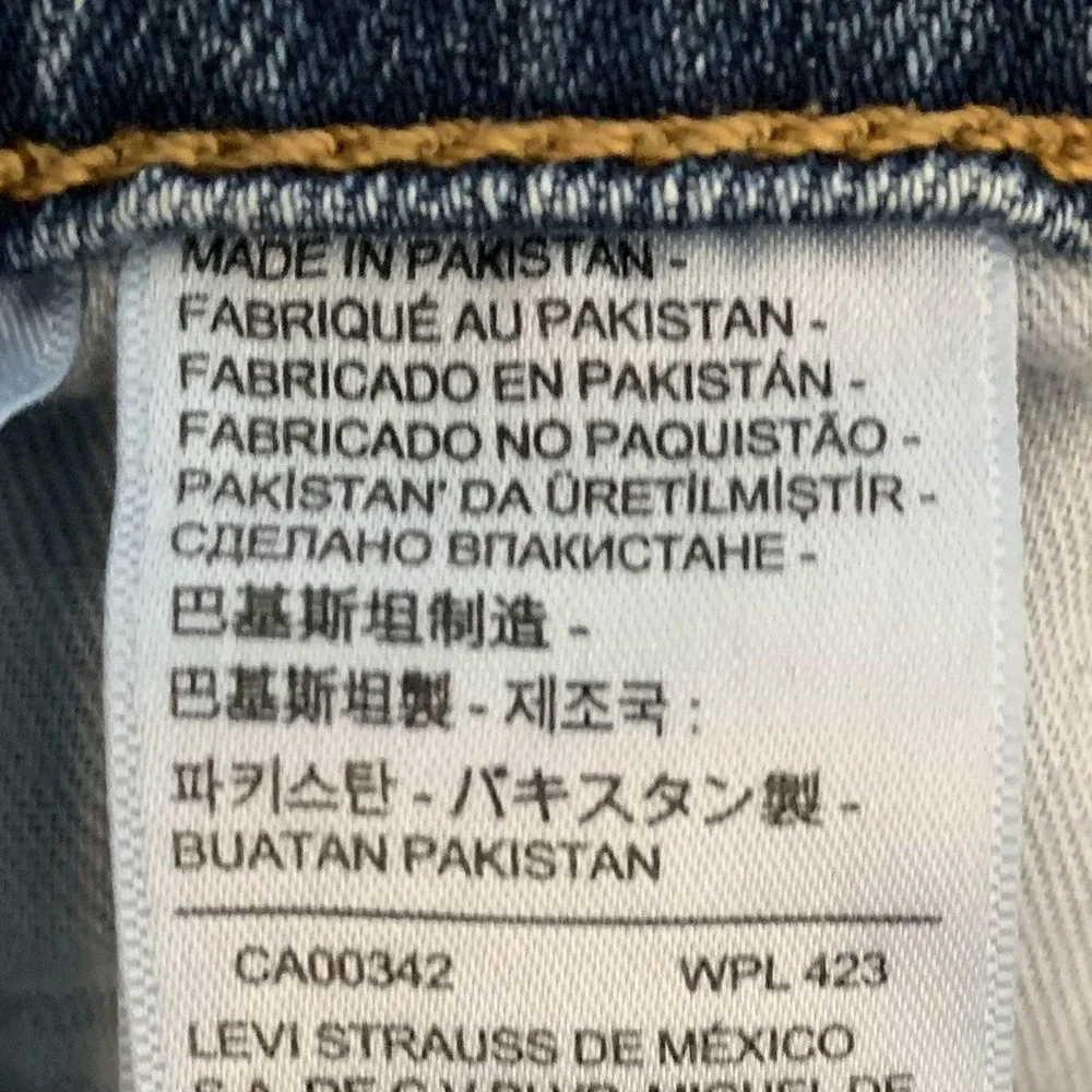 Levis 505 Jeans Mens 36x34 Blue Medium Wash Regular Fit Straight Denim Nice Fade